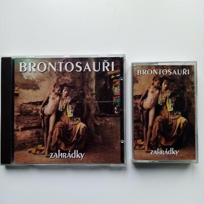 CD + MC, obal Jan Saudek (Brontosauři / Zahrádky)