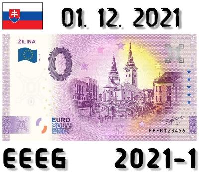 0 Euro Souvenir | ŽILINA | EEEG | 2021