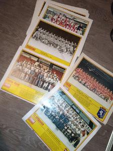 23 sportovních plakátů s časopisu Stadion - hokej, fotbal, basket ... 