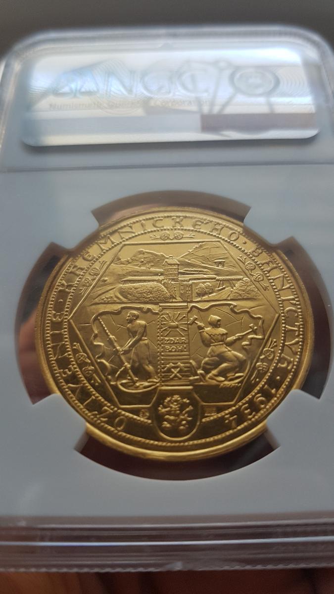 5 dukát, Oživení kremnického baníctví 1934 - Zlaté mince a dukáty - numismatika