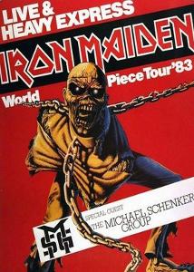 Iron Maiden + Michael Schenker - dekorační kovová cedule Eddie