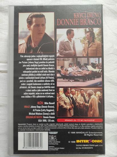VHS Krycí jméno Donnie Brasco