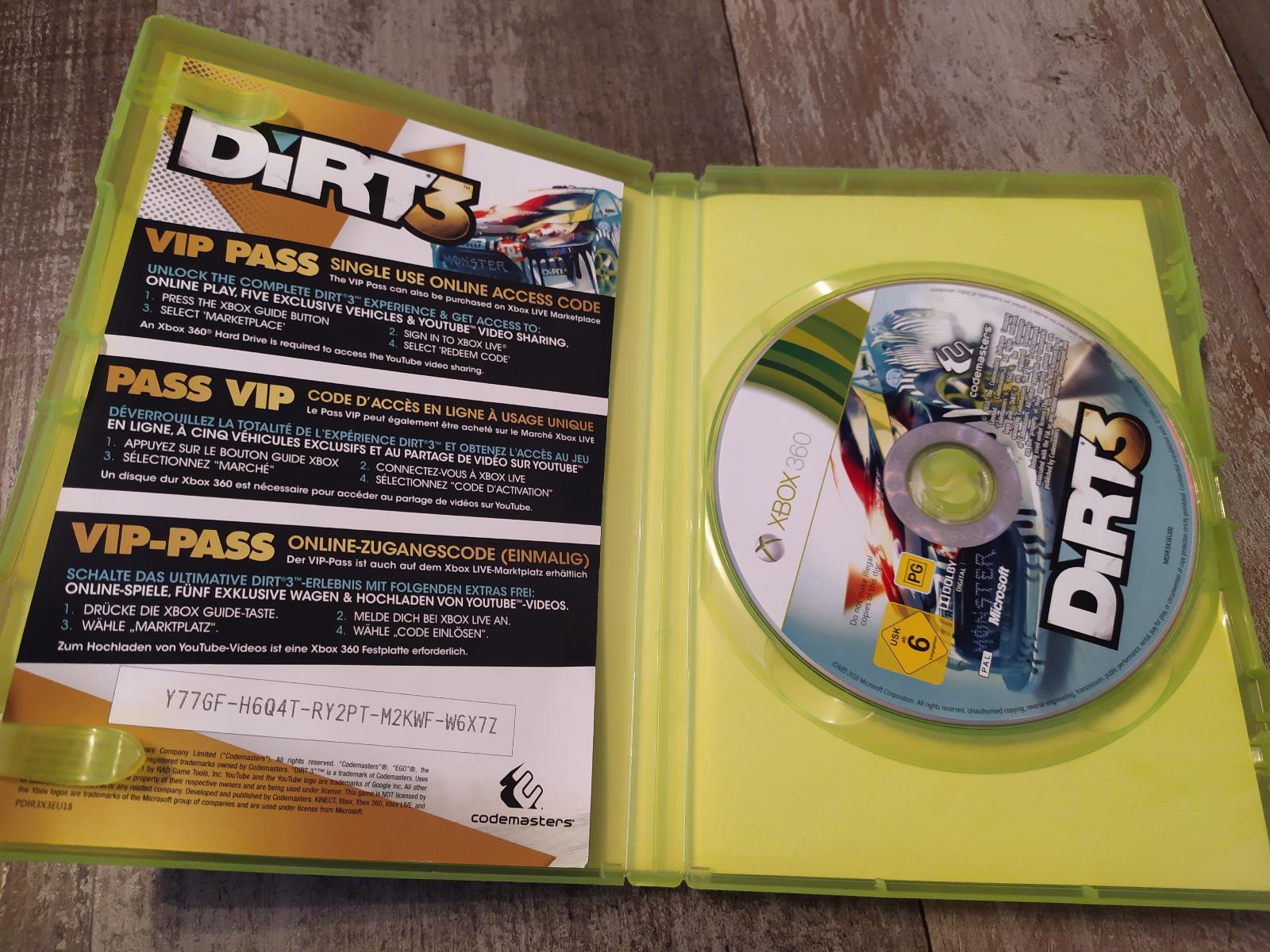 Xbox 360 Dirt 3 - Hry