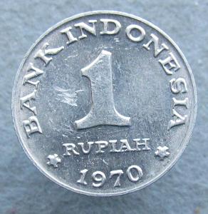 Indonésie 1 rupie 1970