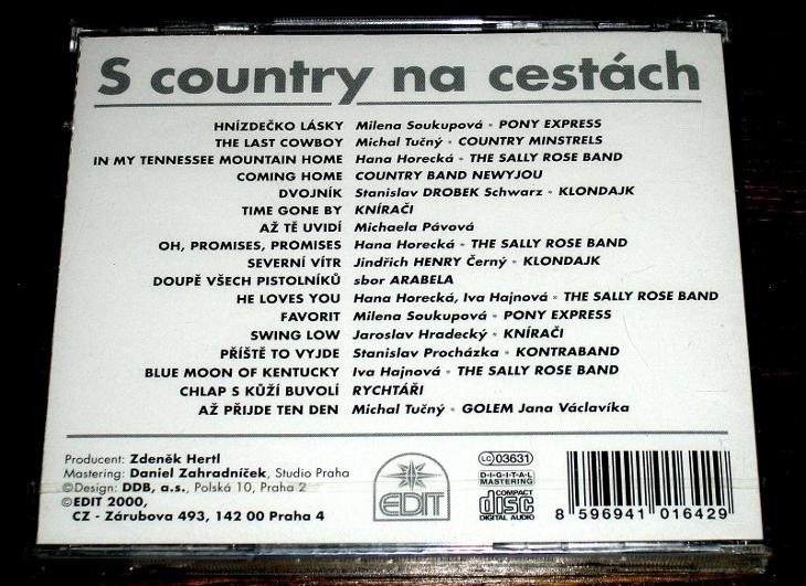 CD "S COUNTRY NA CESTÁCH" (Pávová, Hajnová, Horecká, Tučný,...), FÓLIE
