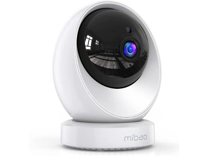 Vnitřní bezpečnostní WiFi kamera Mibao 1080P, chůvička, nočním vidění,