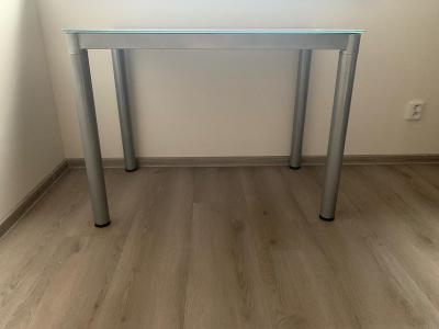 Jídelní stůl Galant, 100x60cm, šedý