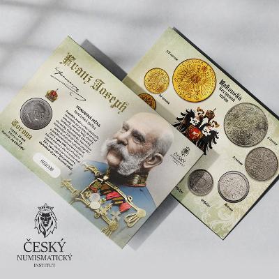 Sběratelské numismatické karty 10 ks