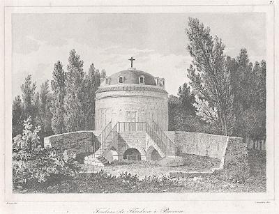 Ravenna Theodorico, Le Bas, oceloryt 1840