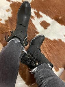 Nylo  cowboy Boots 37 pc 1000 usd luxus 