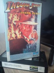 VHS Indiana Jones Chram Zkázy (1984)