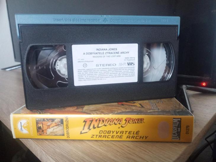 VHS Indiana Jones a Dobyvatelé Ztracené Archy (1981)