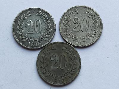 Konvolut mincí 3 ks R-U 