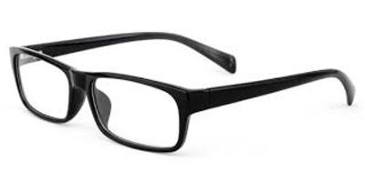 Dioptrické okuliare čítacie, NA ČÍTANIE plastové čierne rámčeky +2,5