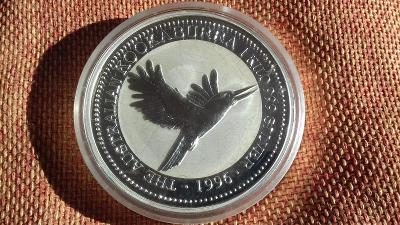 Austrálie 1 kilo Kookaburra 1996 stříbro 