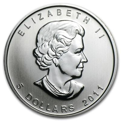 Stříbrná investiční mince Maple Leaf, Kanada