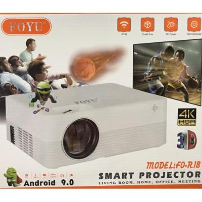 Led smart projektor FOYU FO-R18 se systémem android a wifi 
