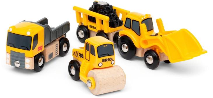Stavební vozidla BRIO sada 3 ks (59423238) G605