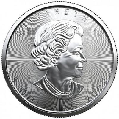 ❗1 oz Stříbrné investiční mince Maple Leaf Canada 2022❗