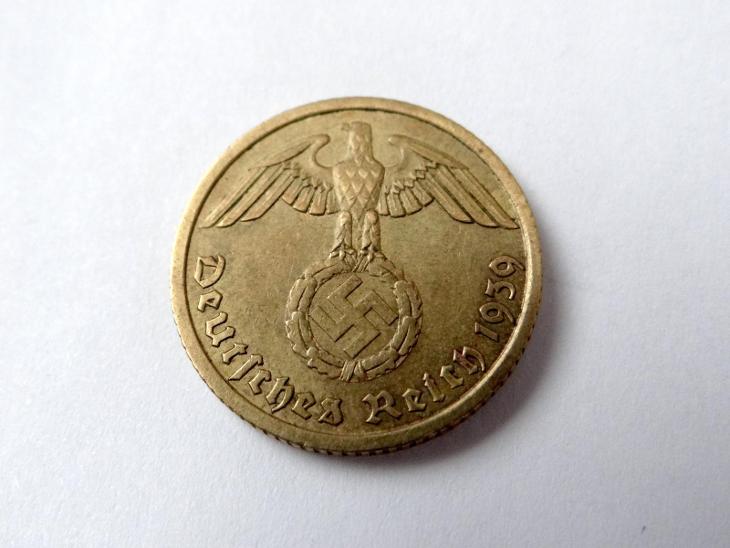 10 Reichspfennig 1939 F - Německo numismatika