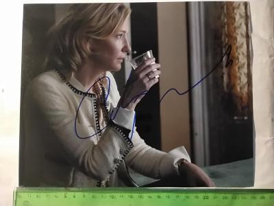 Autogram podpis Blanchett Cate (Letec, Pán prstenů), ověřeno COA