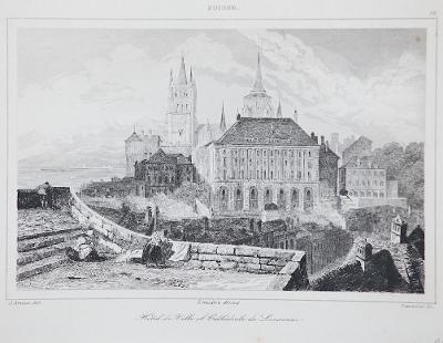 Lausanne, Le Bas, oceloryt 1842