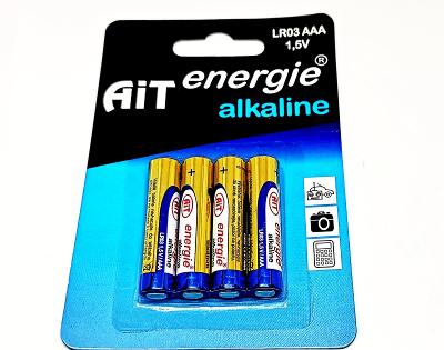 AIT Energie akaline AAA 4ks LR03 1,5V