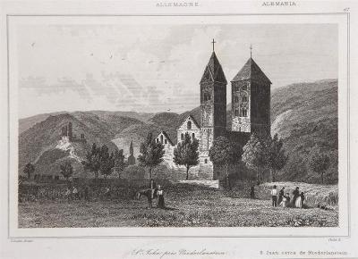 Niederlastein, Le Bas, oceloryt 1842