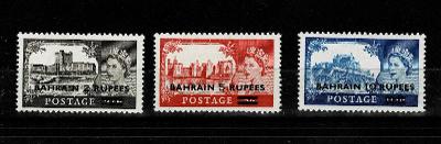 Bahrain 1956* - Mi 96/8 Elizabetha II. + britské hrady I.typ - Nr.z2