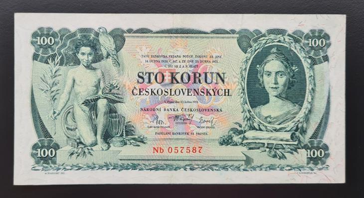 100 Kčs 1931, neperforovaná, nádherná! - Bankovky
