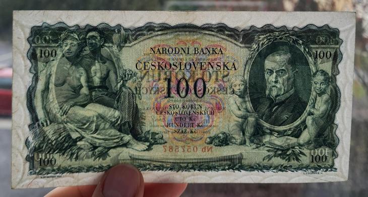 100 Kčs 1931, neperforovaná, nádherná! - Bankovky