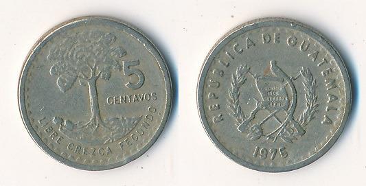 Guatemala 5 centavos 1975