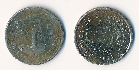 Guatemala 5 centavos 1981