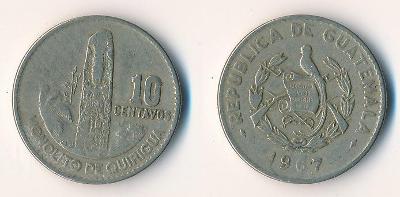 Guatemala 10 centavos 1967