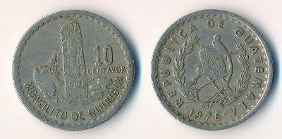 Guatemala 10 centavos 1976