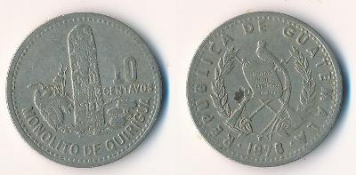 Guatemala 10 centavos 1978
