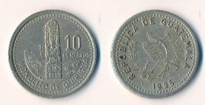 Guatemala 10 centavos 1995