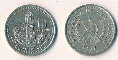 Guatemala 10 centavos 1997