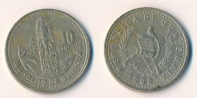 Guatemala 10 centavos 1998