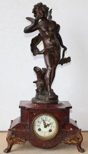 Starožitné hodiny,Badinage ‐ Auguste Moreau 1889