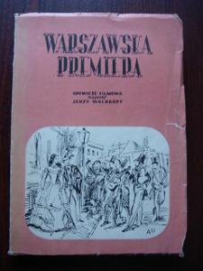 Kniha; knížka; WARSZAWSKA PREMIERA; Waldorff; 1951; Polsko; Varšava