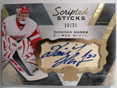 Scipted sticks Dominik Hašek - Detroit Red Wings /35