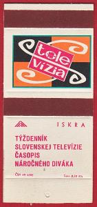 Československé Zápalkové nálepky přířezy "ISKRA" (2406P)