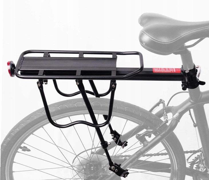 Hliníkový nosič na kolo, univerzální - nosnost do 50 kg mix19 - Cyklistika
