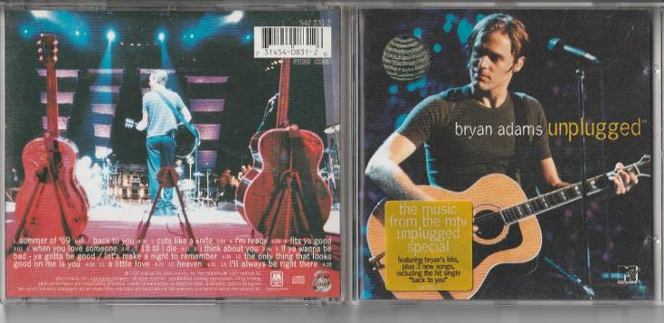 CD - Bryan Adams – Unplugged (1997) TOP akce sleva
