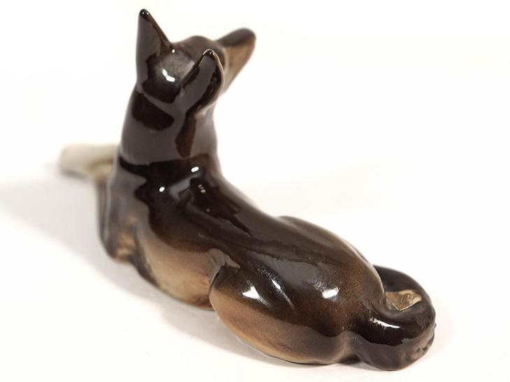 Pes - Royal Dux ▒ - Starožitný figurální porcelán a porcelánové figurky