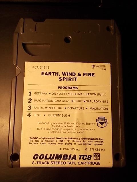 8 TRACK orig. cartridge/ imp.USA .... EARTH, WIND and FIRE
