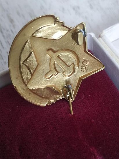 Odznak Vyznamenání Řád Znak Erb Miniatura Hvězda Vzorný pracovník - Sběratelská faleristika