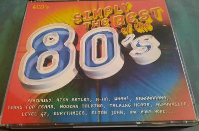 4CD Set. Simply the best of the 80's. Skvělý výběr! Aha, Alphaville...