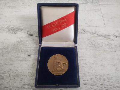 Stará Sportovní veslařská medaile Přerov 1939 Sport Pichl Odznak 
